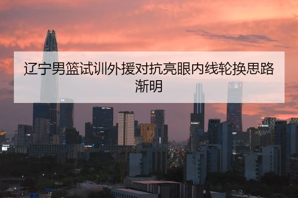 辽宁男篮试训外援对抗亮眼内线轮换思路渐明