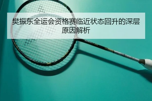 樊振东全运会资格赛临近状态回升的深层原因解析